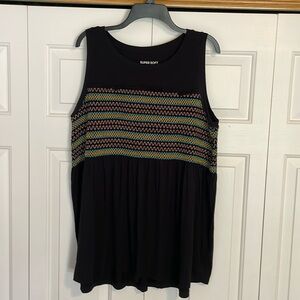 Smocked Plus Size Tank Top